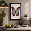 Rainbow Butterfly Modern - Wrapped Canvas-319816580-319816585