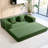 81"Convertible Sleeper Sofa Bed with Pillows, 2 in 1 Pull Out Cloud Sofa Bed,Corduroy Folding Mattress Couch Removable And Washable Sofa, Yoga Sofa Lounge Couch for Living Room Bedroom-844702420