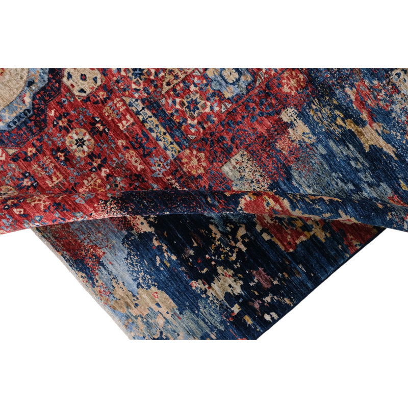 Hand Knotted Wool Area Rug
