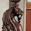 English Griffin Pedestal Plant Stand