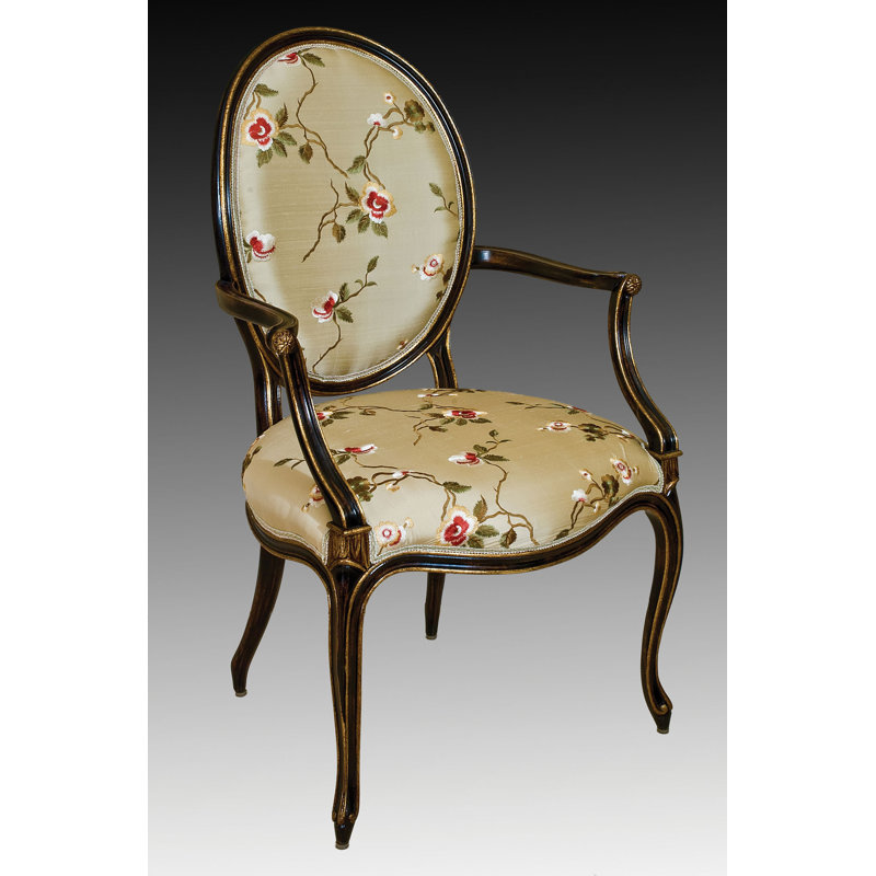 Upholstered Arm Chair in Beige