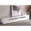 240cm TV Stand LED Lights Bluetooth USB Lowboard Media Console Entertainment Unit Living Room Lounge Base Storage Cabinet, White