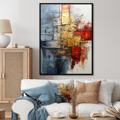 " Gold Red Collage Serenade "