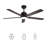 52'' Magdline 5 - Blade LED Smart Standard Ceiling Fan with Remote Control and Light Kit Included.