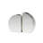 Stainless Steel Metal Decorative Silver Vase with a Sleek Mirror Finish Set