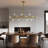 Jewellia 16 - Light Dimmable Glass Sputnik Modern Linear Chandelier