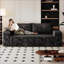 Causeuse Sofas Couches Noir | Tissu