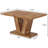 47.24" Walnut  Dining Table(Only Table,No Chair)