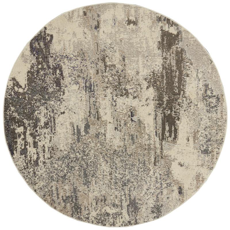 Lani Abstract Indoor Rug, Round 7'10"