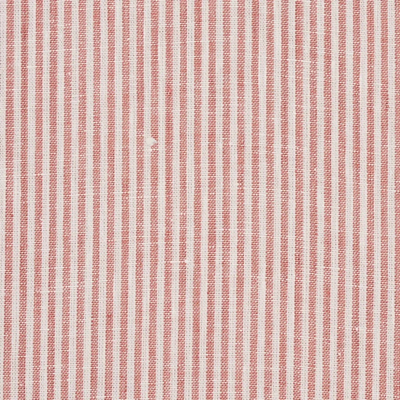 Wesley Ticking Stripe Fabric, Coral