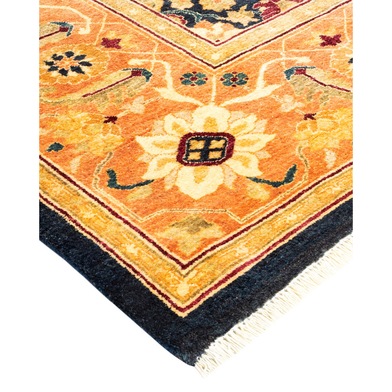 Classic One-of-a-Kind 9' 1" x 11' 7" Hand Knotted Area Rug