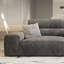 Coussin modulaire gris et blanc 100% polyester-108866937-108866942