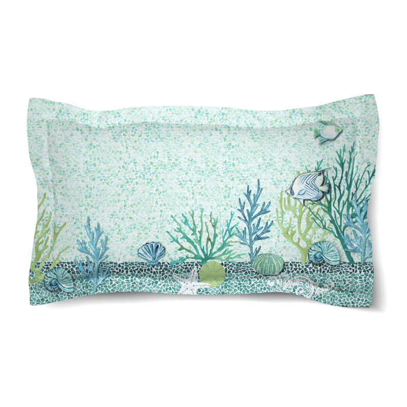 Lagoon Microfiber / Microsuede Pillow Sham, King