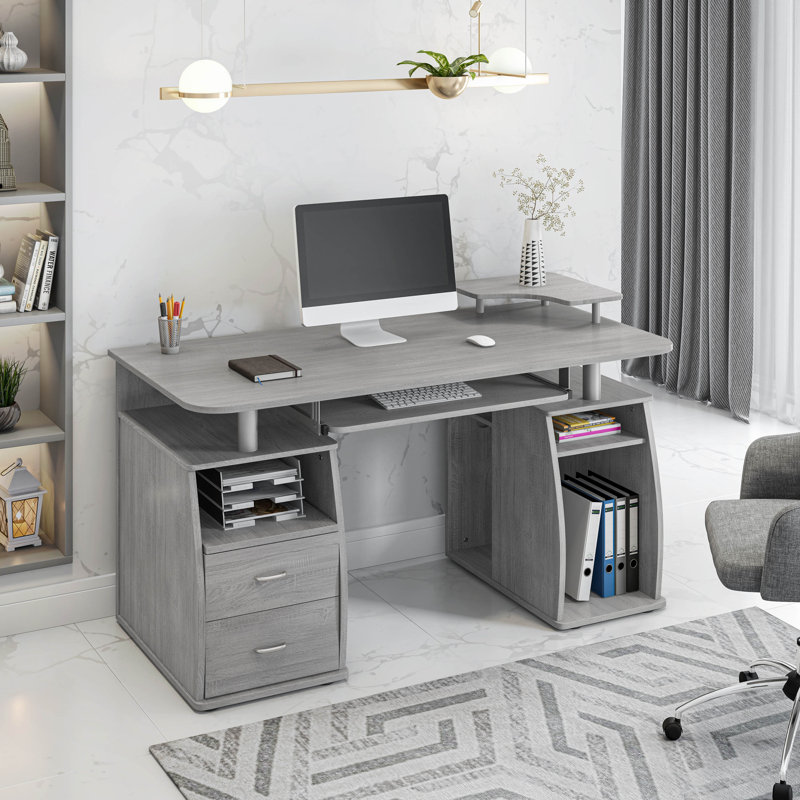 Computer Desk, Gray