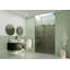 Equinox 56 - 60 in. x 60 in. Fully Frameless Gray Tinted Sliding Bathtub Door-828610934