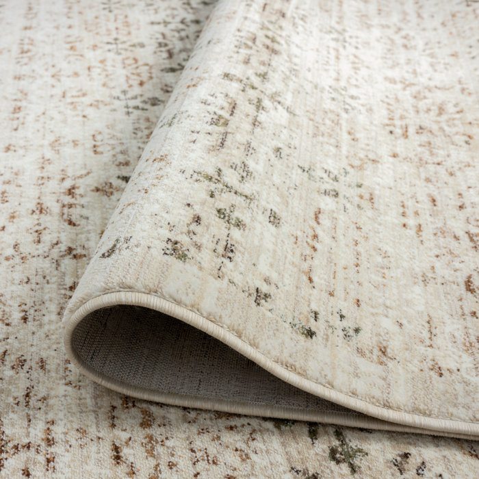 Bungalow Rose Evita Performance Ivory Rug | Wayfair