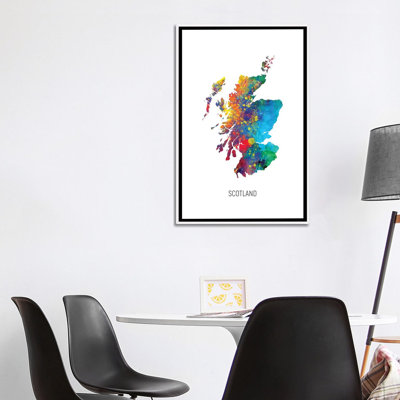 " Scotland Map " by Michael Tompsett