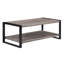 Ensemble de table basse contemporaine 3 pièces, 1 table basse rectangulaire et 2 tables de bout carrées