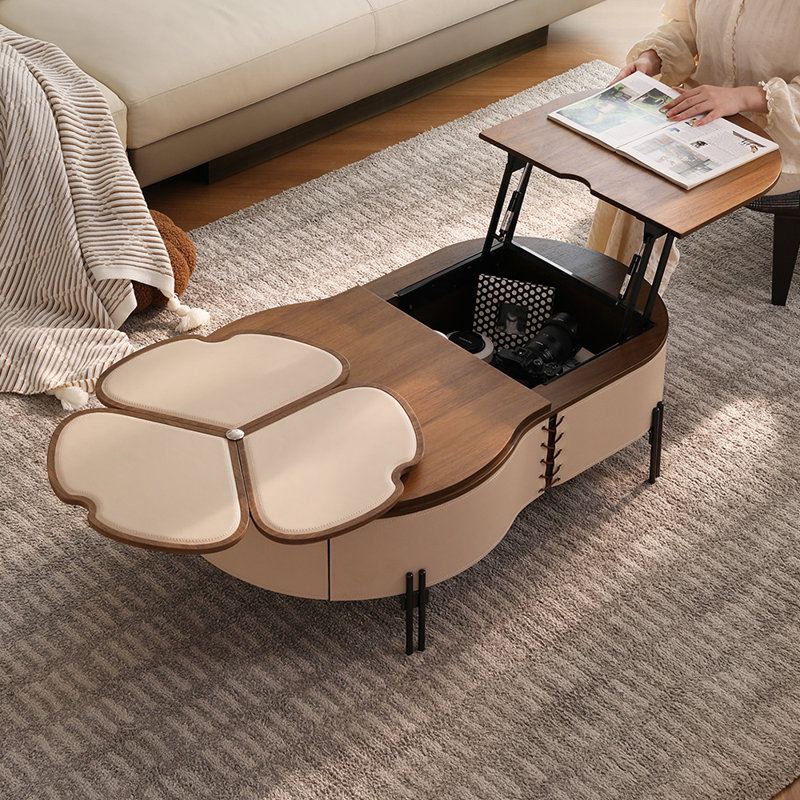 New style flower petals creative design tea table