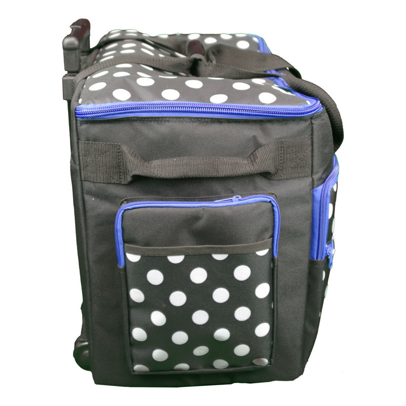 Rebrilliant Fabric Storage Bag, Black;White;Blue
