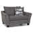 Charcoal Chenille