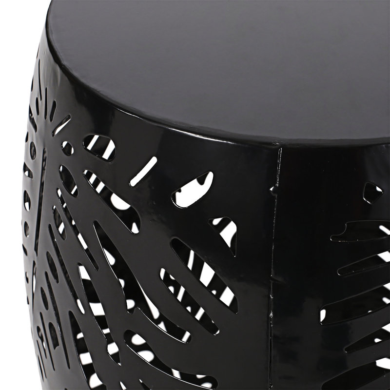Table de bout pour l'extérieur, Noir