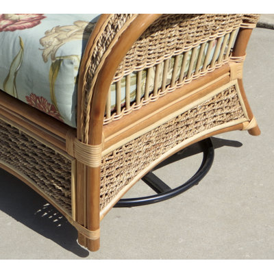 Swivel Rocking Chair by Spice Islands Wicker