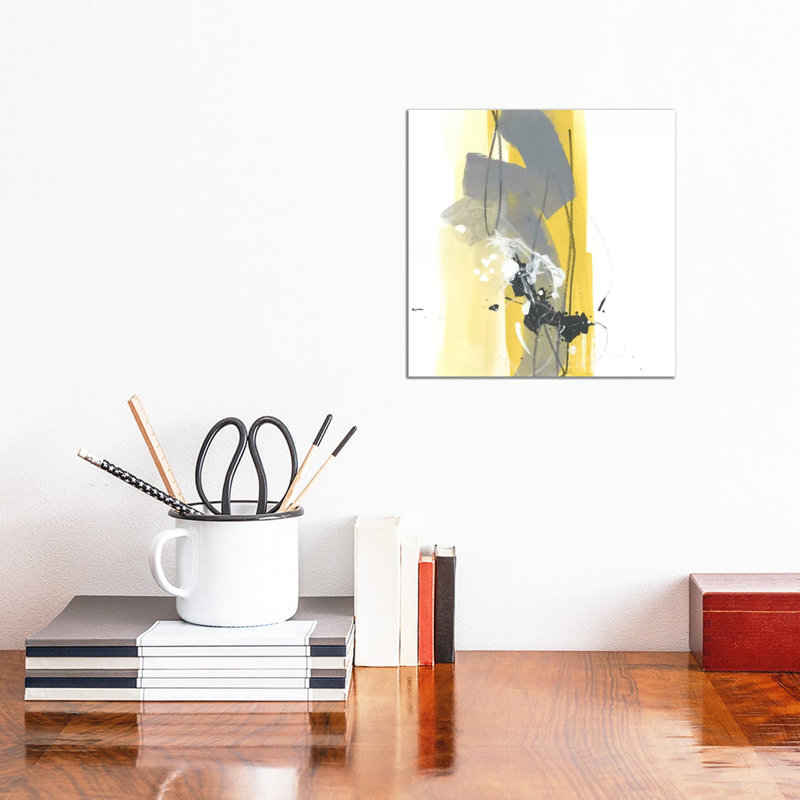 Catch Phrase I by June Erica Vess - Wrapped Canvas Painting, 30.48 cm H x 30.48 cm W