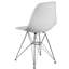 Chaise en plastique Daker avec base chromée-755139514