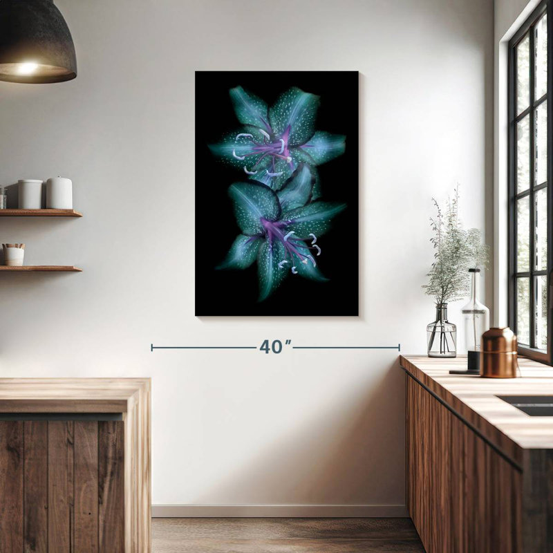 Fleurs de lys Harnek, H 39 po x l 26 po