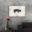 «Le Cochon Silhouette» par Courtney Prahl, art mural en verre acrylique-1211078551