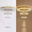 Lustre encastré moderne en cristal Eulean