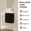 Meuble-lavabo à fermeture en douceur avec lavabo