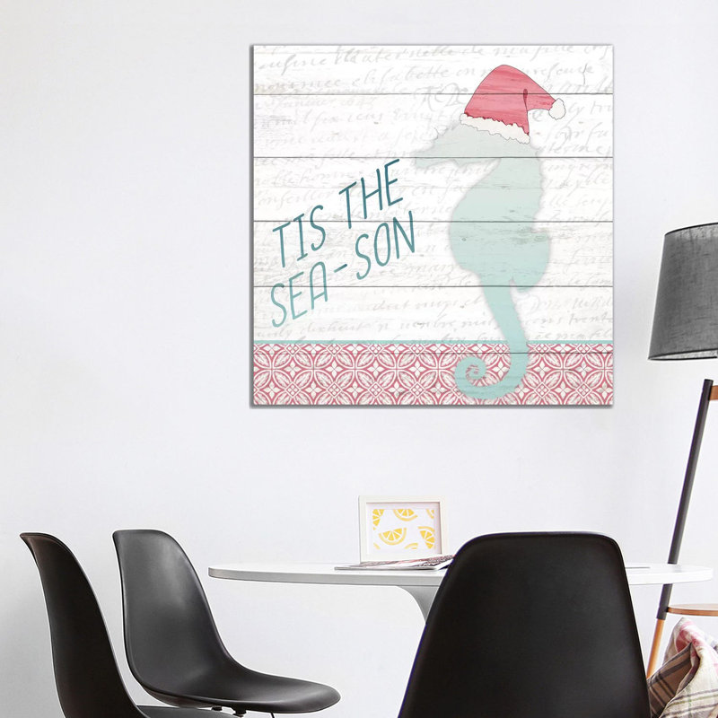 Tis The Sea-Son by Kimberly Allen - Wrapped Canvas Gallery-Wrapped Canvas Giclée, 93.98 cm H x 93.98 cm W