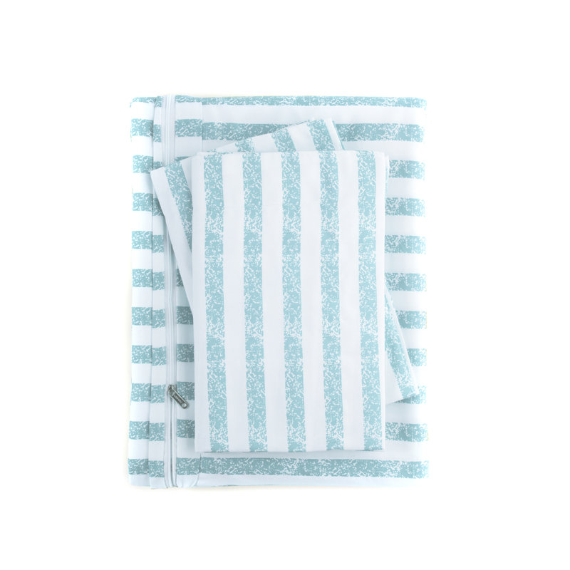 Ensemble de housse de couette 3 pièces, Très grand, Bleu clair
