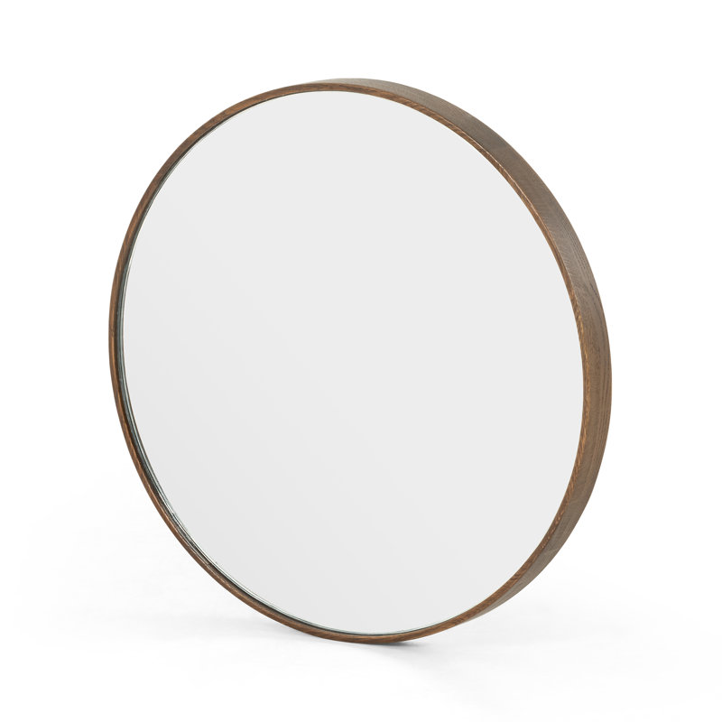 Bellvue Metal Wall Mirror, Polished Brass, 47.25" x 47.25"