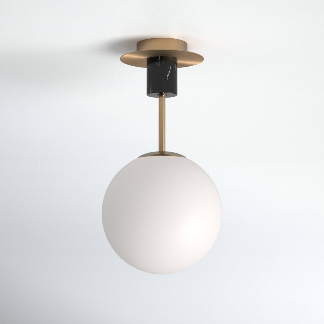 Drake Glass Semi Flush Mount AllModern