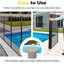 Clôture en aluminium noir avec panneau inclus-98107479