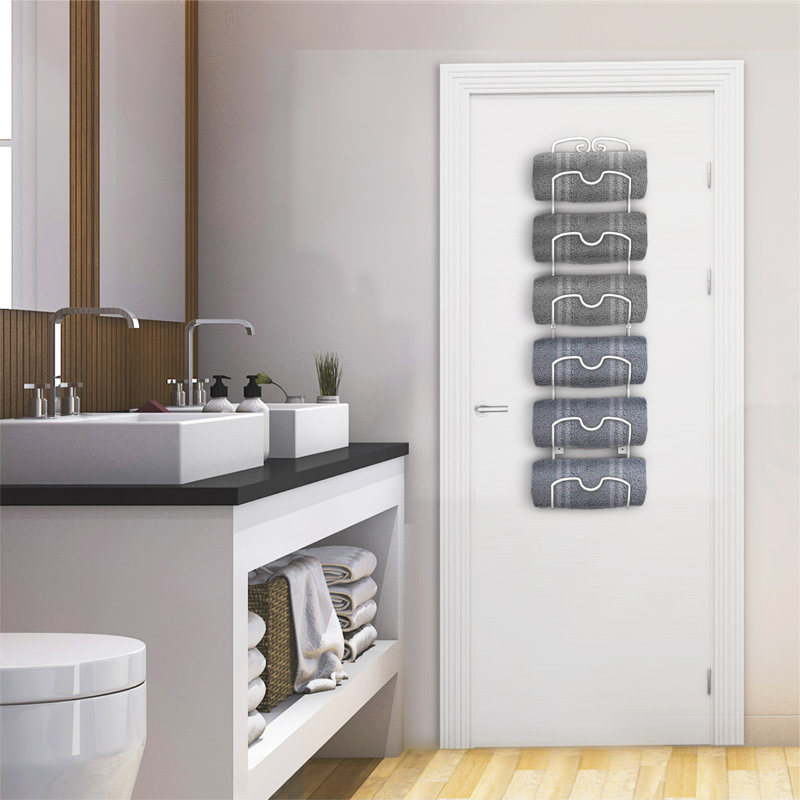 Rangement pour salle de bain Nayonika, Blanc