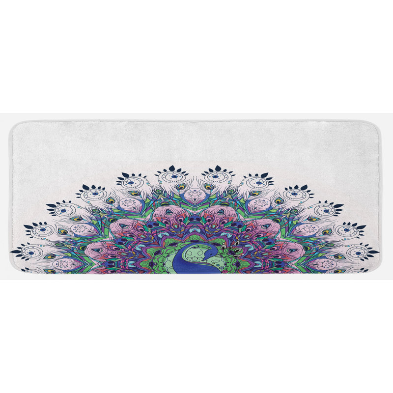 Tapis de cuisine peacock