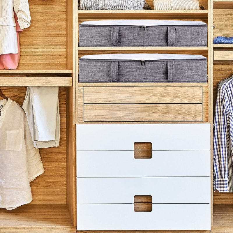 Brayden Studio Linen Underbed Storage