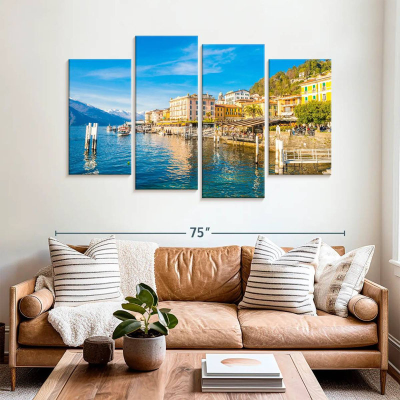 Alvord Bellagio Lakeside Town, 42" H x 68" W