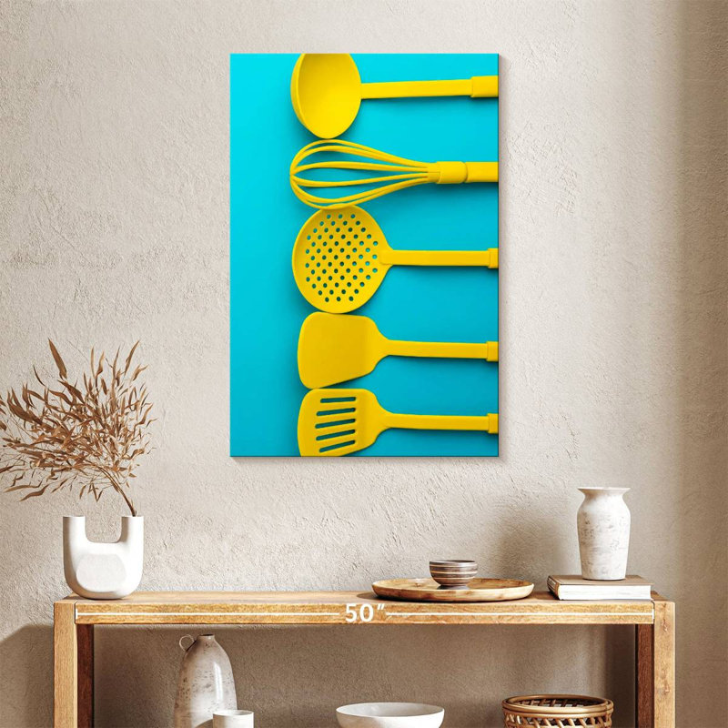 Senne Yellow Kitchen Tools, 36" H x 24" W
