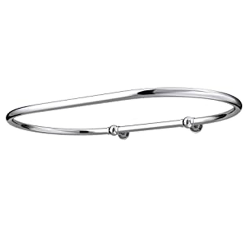 Strasser 30cm Curved Fixed Shower Curtain Pole