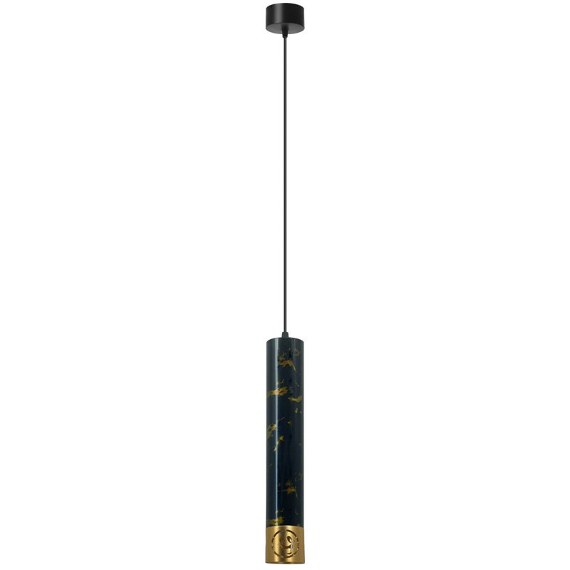 1 - Light Single Pendant, Black