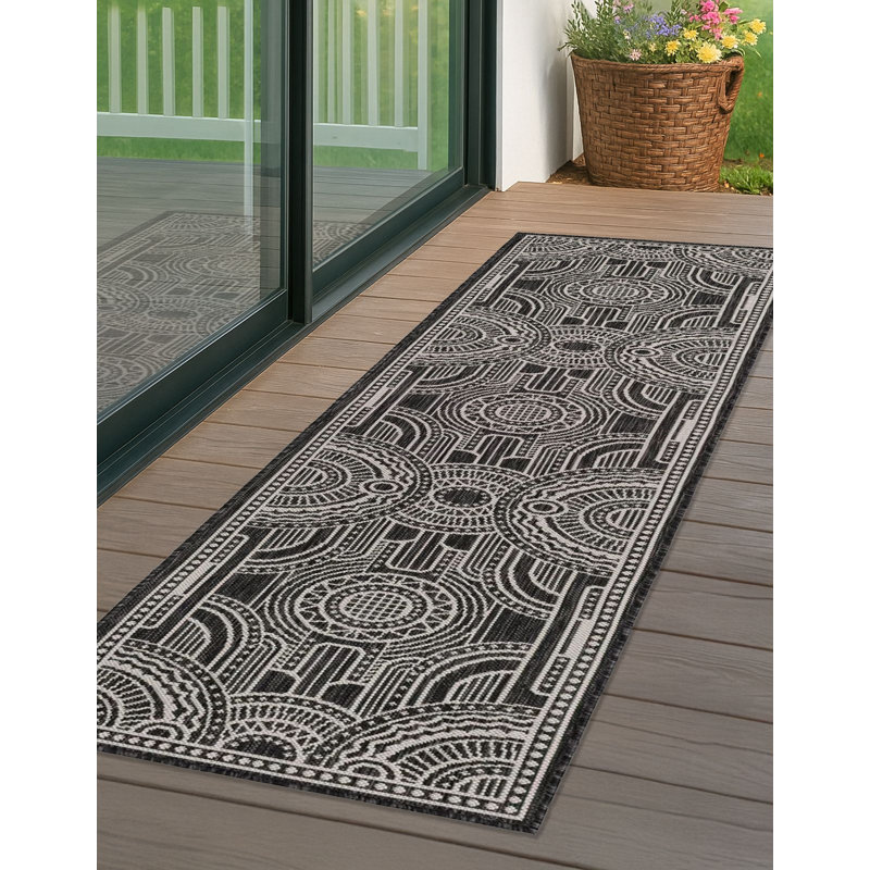 Tapis de couloir noir Aucun, Tapis de couloir 2 pi x 8 pi