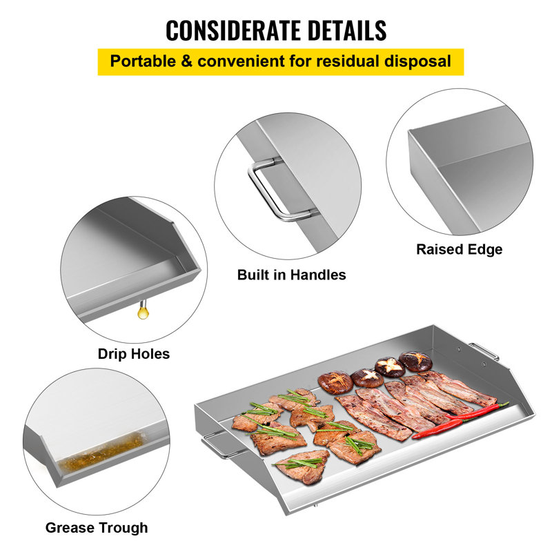 VEVOR 36" Non-Stick Stainless Steel Griddle
