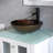 Sushma 24.8'' Single Bathroom Vanity with Glass Top-1107507951-1107507948