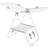 Expandable Gullwing Clothes Drying Rack - Collapsible, White
