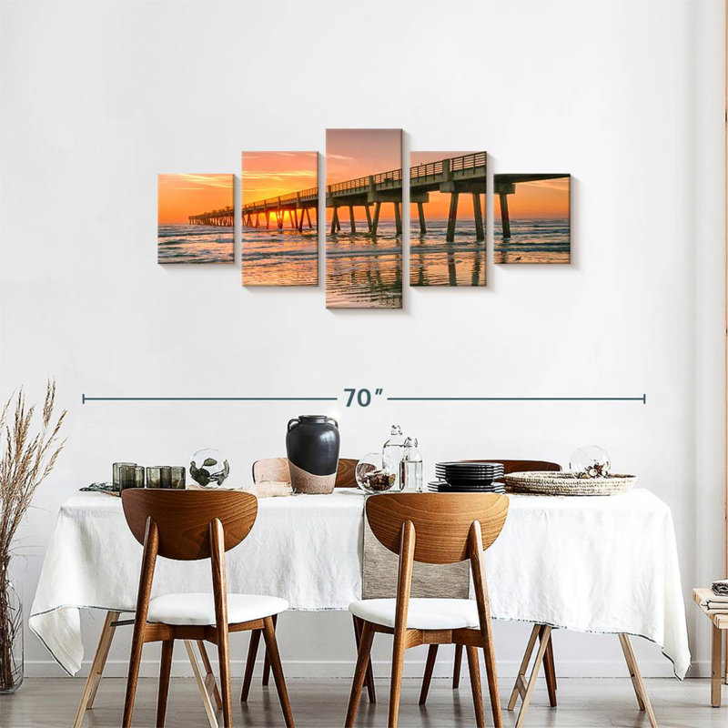 Aletra Jacksonville Beach Pier, 24" H x 55" W